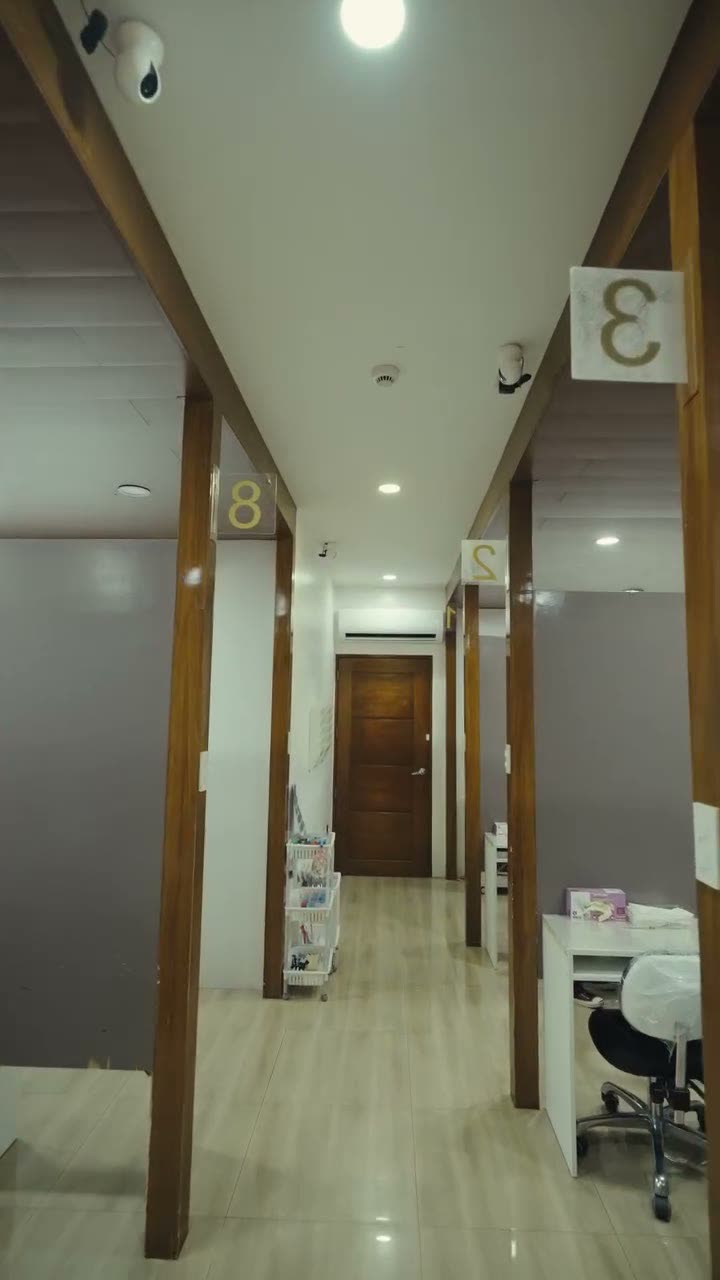 FFC branch corridor with numbered operatory doors
